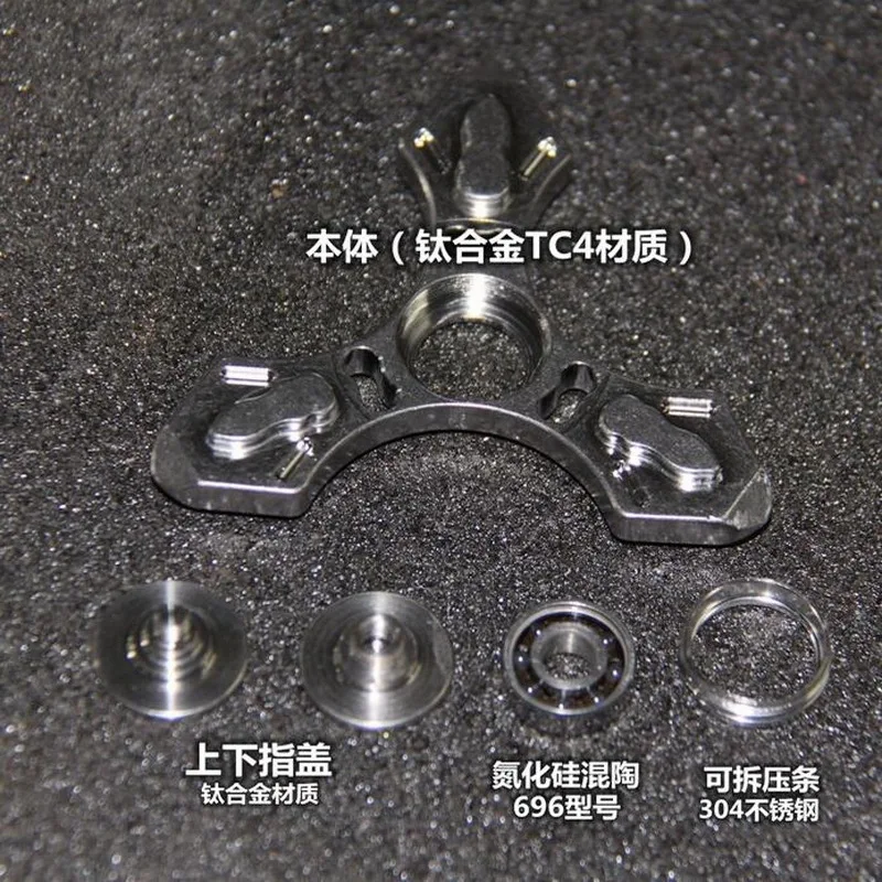 Горячая ограничено для жесткого титанового сплава Tc4 материал, наконечник гироскопа самообороны Edc инструмент ожерелье оконный выключатель