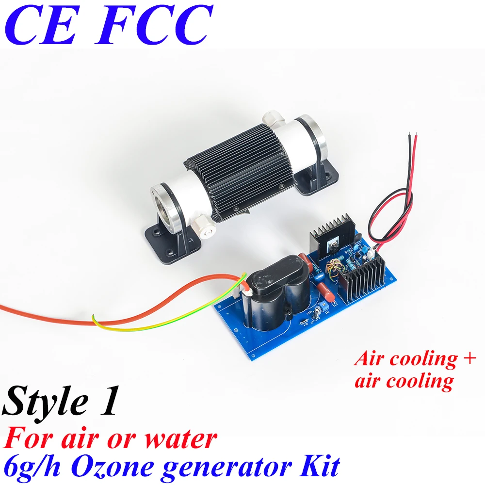 

Pinuslongaeva CE EMC LVD FCC Factory outlet 6g/h Ceramic tube type ozone generator Kit 6 grams air water disinfection module