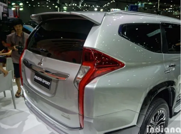 Спортивный спойлер для Mitsubishi Pajero 2016 2017 2018 из АБС-пластика Неокрашенный задний
