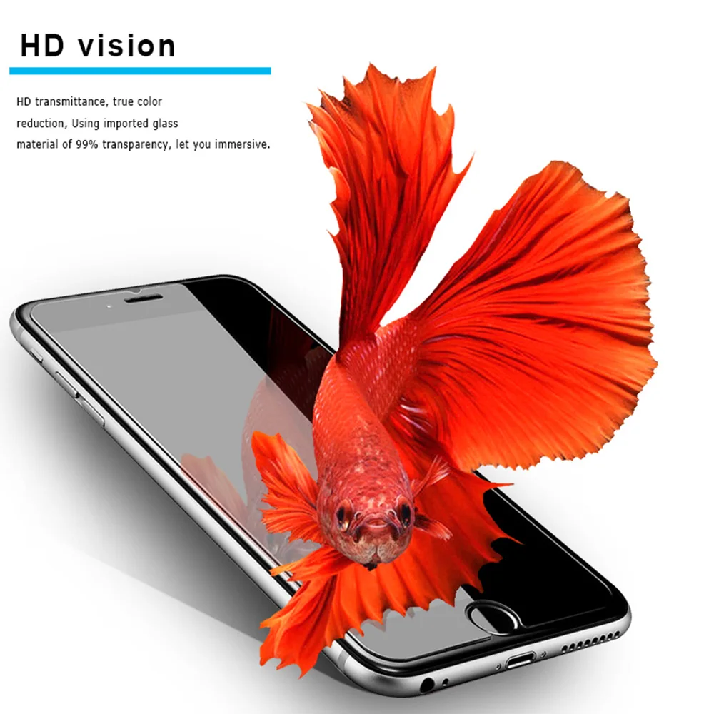 Protective Glass on the for iPhone 7 X XR XS 11 Pro Max Screen Protector for iPhone 8 6 6S Plus 5 5S SE 4 4S Tempered Glass