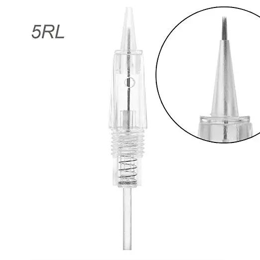 

5P- 50 pcs 8MM Cartridge Needles Permanent Makeup Needles For Tattoo Eyebrow Lips Tool