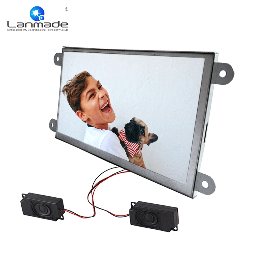 

7 inch HD supermarket open frame lcd display real supplier hot products mp4 video player china xxx mp4