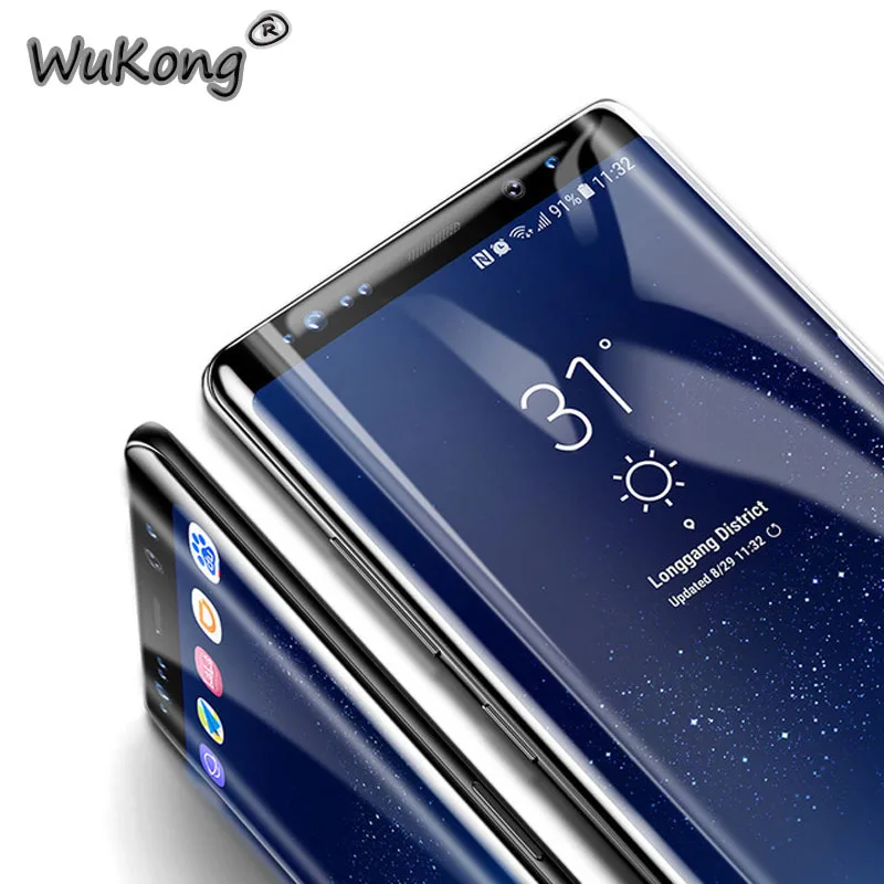 WuKong 3D изогнутое полное закаленное стекло для Samsung Galaxy Note 7 защитная пленка экрана 8
