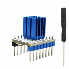 1 PC 3D части принтера МКС TMC2100 V1.3 StepStick Драйвер шагового двигателя Модуль с радиатором ультра-молчит отличные Производительность