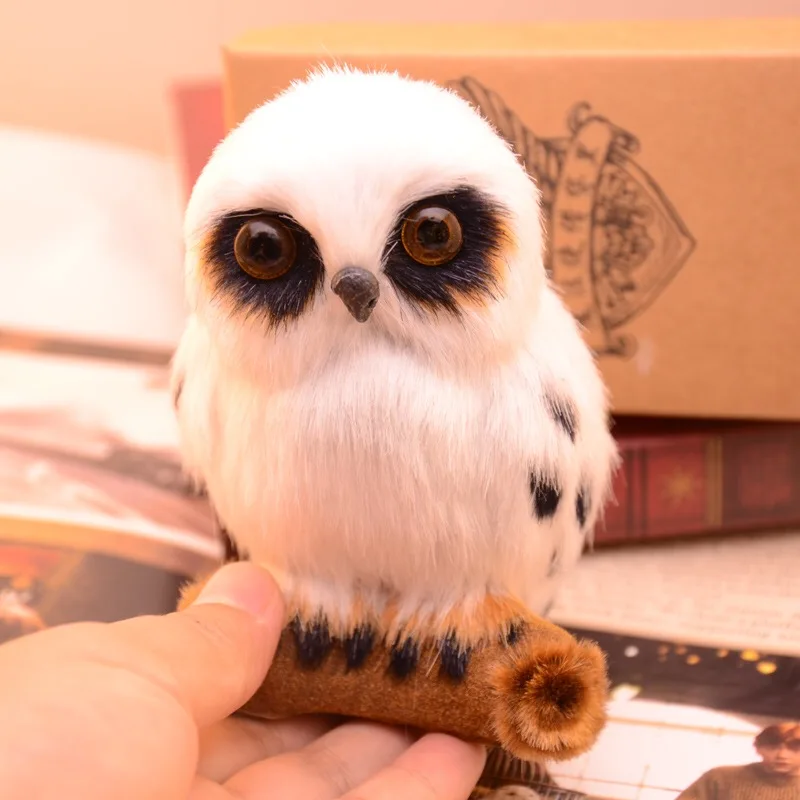 

Harri Potter Snowy Owl Hedwig Letter Delivery Doll Cute Toys Birthday Christmas Adults Kids