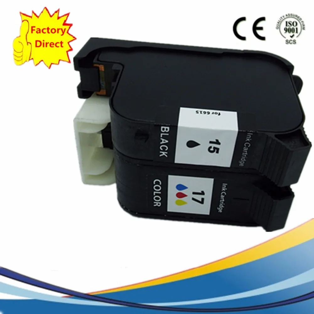 Картриджи для струйного принтера HP15 XL 17 Deskjet 816c 825c 840c 841c 842c 843c 845c 825Cvr 845Cvr|ink cartridge|ink