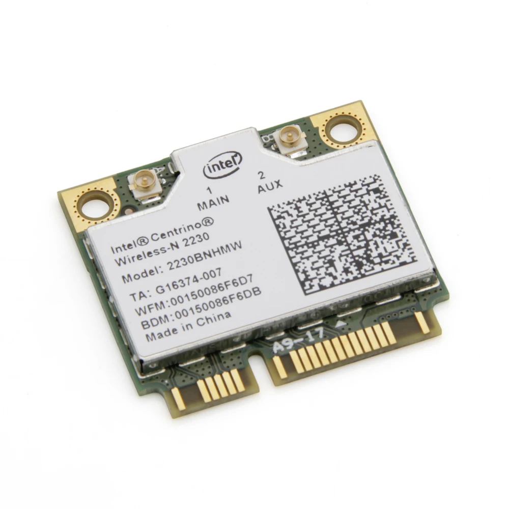 300 Мбит/с Wi Fi + BT 4 0 для Intel Centrino Wireless N 2230 2230BNHMW беспроводная Bluetooth половинная мини Pci e