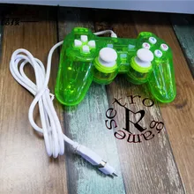 DHL, 20 шт./лот, прозрачный проводной контроллер для ПК, телефона, Android, умных устройств, геймпад с мини конвертером, проводной джойстик