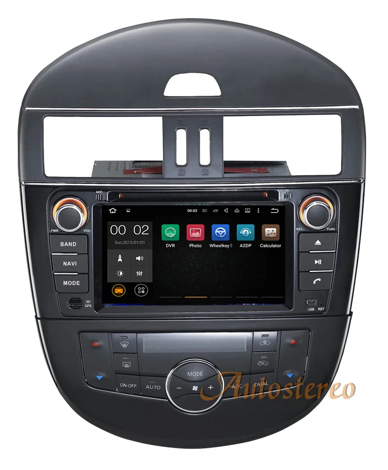 Discount The Newest Android 7.1 Car GPS Navigation DVD Player For NISSAN Nissan Tiida Versa 2011-2017 auto stereo multimedia radio pad 6