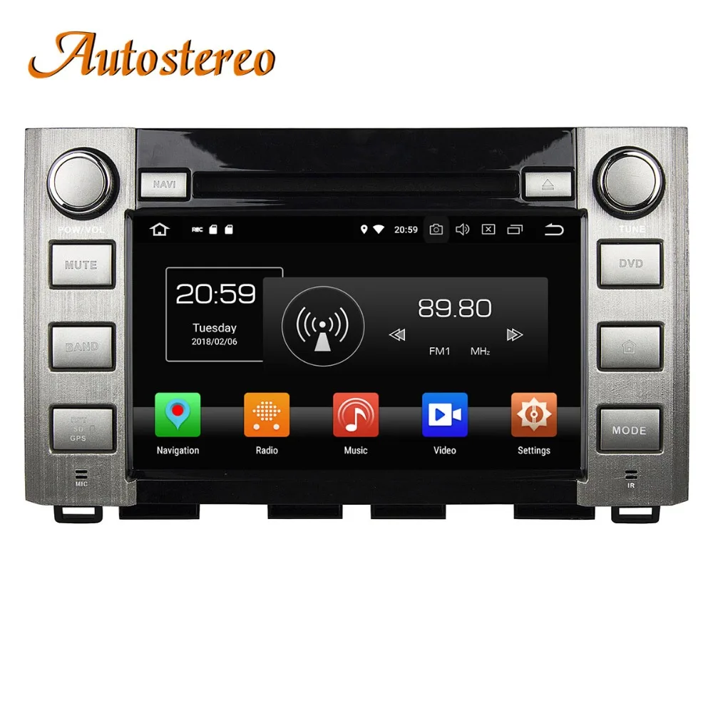 Best Android 9 DPS Max 64GB Car GPS navigation For Toyota Tundra 14+ multimedia car NO DVD player headunit radio tape recorder stereo 0