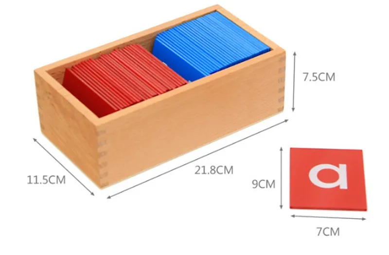 Новая деревянная детская игрушка Монтессори нижний и столичный чехол наждачная бумага буквы двусторонний деревянный молоток печать для раннего детского дошкольного подарка