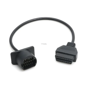 

17 Pin to 16 Pin Cable OBDII OBD2 Cable Diagnostic Adapter Connector For Mazda Apr