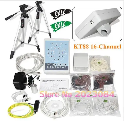 CONTEC KT88-1016 16-Channel Portable Digital EEG Brain Electric Activity Mapping Scanner