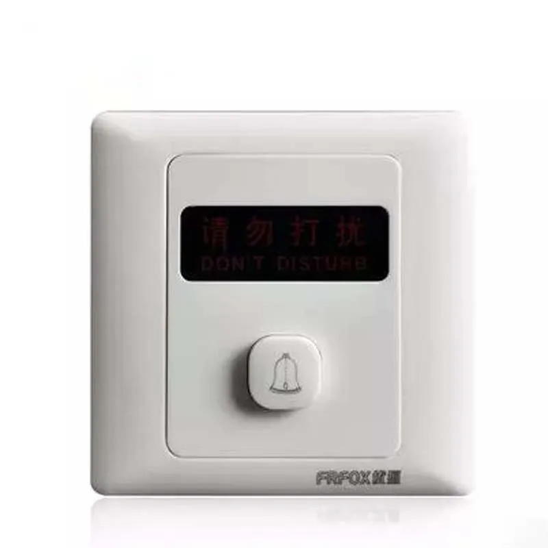 

Doorbell Push Button Switch Do Not Disturb Doorbell Switch Button Wall Doorbell Switch With Indicator Light 86 Type AC220V
