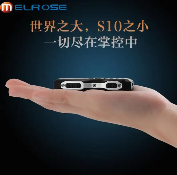 Melrose S10 русская клавиатура большой голос Bluetooth наушники мини сотовый телефон светодиодный фонарик FM MP3 Bluetooth Dialer карманный телефон