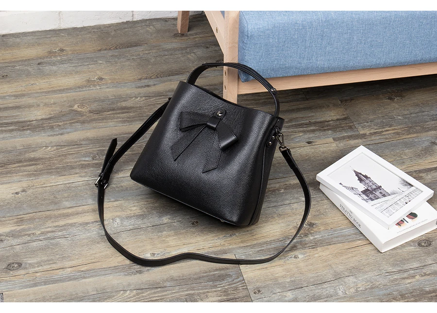 HMILY Mulheres Bolsa Genuíno Mensageiro Saco de