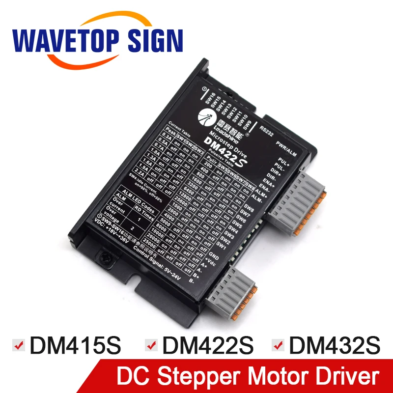 Бесплатная доставка 2 фазный цифровой Драйвер шагового двигателя DM415S DM422S DM432S
