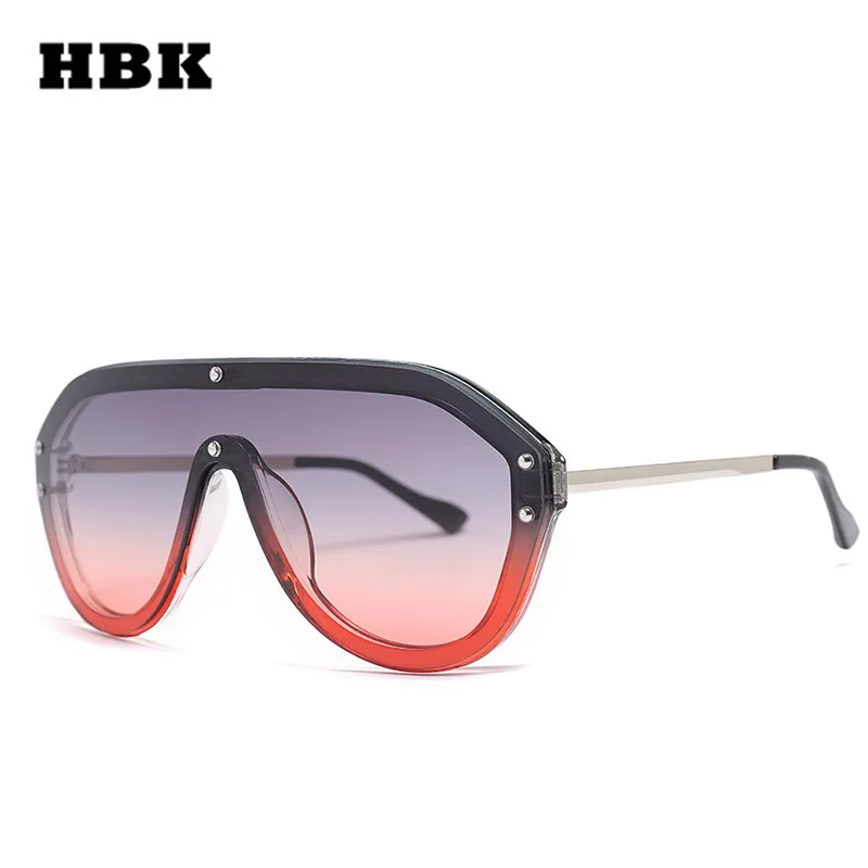 HBK женские крутые солнцезащитные очки пилота новинка 2019 модные брендовые