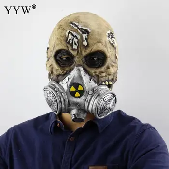 

Airsoft Paintball Party Masks Skull Full Face Mask Army Games Maske Zombie Mascaras Halloween Cosplay Costume Party Supplies