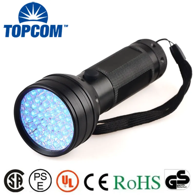 51 LED 390 395NM UV Ultraviolet Black Light Flashlight Scorpion Hunting