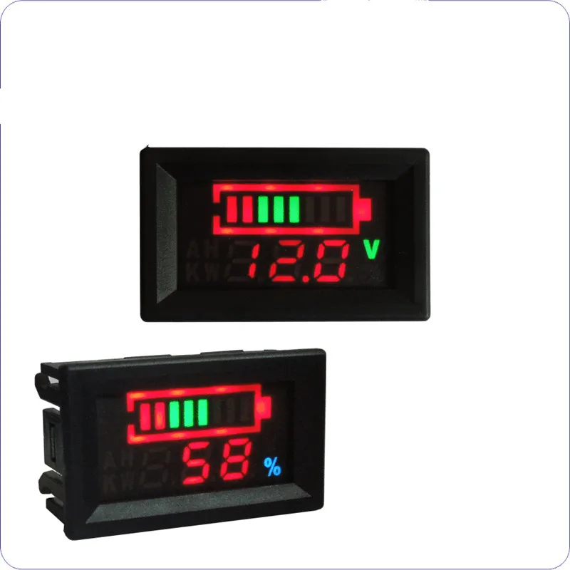 Digital Battery tester Discharge voltage Indicator meter capacity Tester voltmeter Electric Vehicle Acid lead 12V-96V 48Vdefault 1