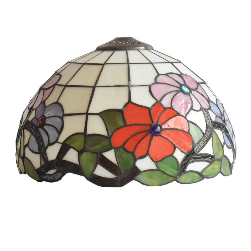 Polegadas de Altura Mesa com Contas Antigo para Sala Tiffany Estilo Candeeiro Cristal Vitrais Lâmpada Sombra Vitoriano Estar Café 18 3 High Quality Luzes e Iluminação