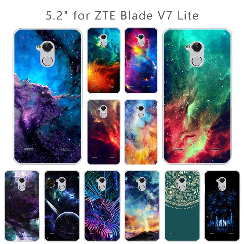 Для ZTE Blade V7 Lite Nebula чехол для телефона Прозрачный мягкий силиконовый Fundas 5 0 дюймов