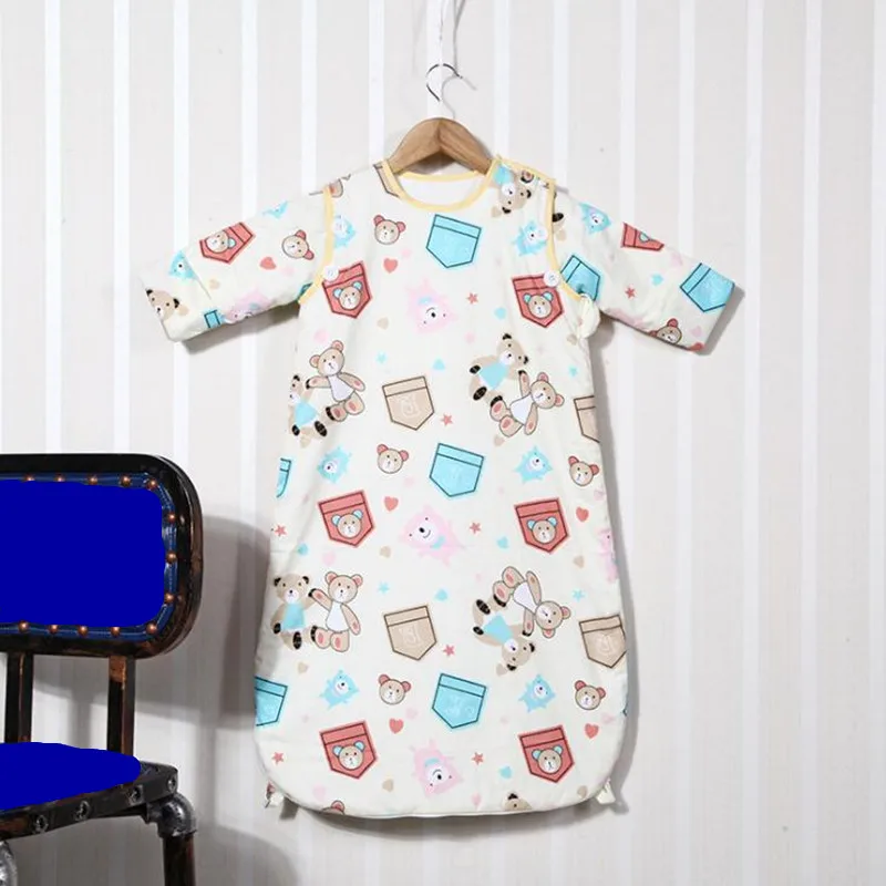 

Baby Sleeping Bag Long Sleeve Newborn Envelop Cotton Sleep Sack 0-3 Years