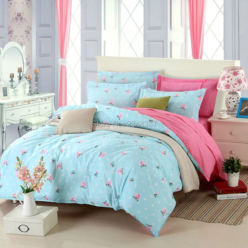 4Pcs Single Twin Full Queen King Size Bed Quilt Duvet