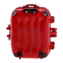 Железный миниатюрный чемодан коробка чемодан для 1:12 миниатюрный кукольный домик путешествия ACCS красный