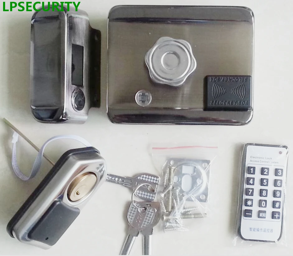 LPSECURITY 10 меток электронный интегрированный RFID замок для дверей и ворот