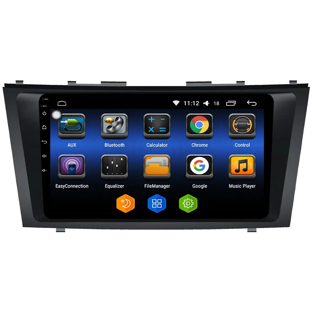 Best 9" IPS 4G DSP Carplay Android 8 Octa Core 4GB RAM 64GB ROM BT RDS FM Car DVD Multimedia Player Radio For Toyota Camry 2007-2011 1