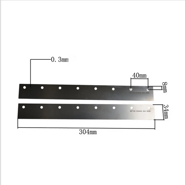 MPM125 smt printer metal squeegee balde 300mm 
