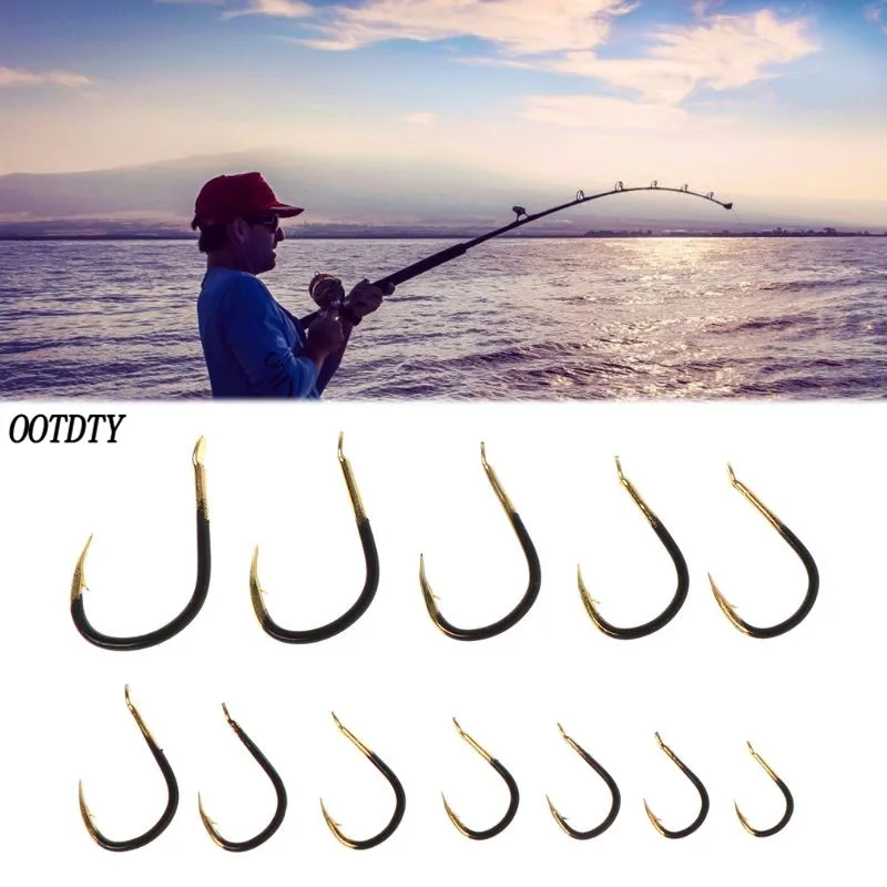 

20 Pcs/Set Fishing Hook Tungsten Steel Tough Hard Sharp Tips Hooks Lure Carp Tackle Barbed Thick Professional Bulk Alloy Supplie