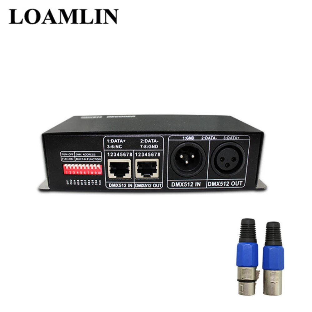 Светодиодный диммер DMX512 RGBW 4 канальный декодер контроллер светодиодный