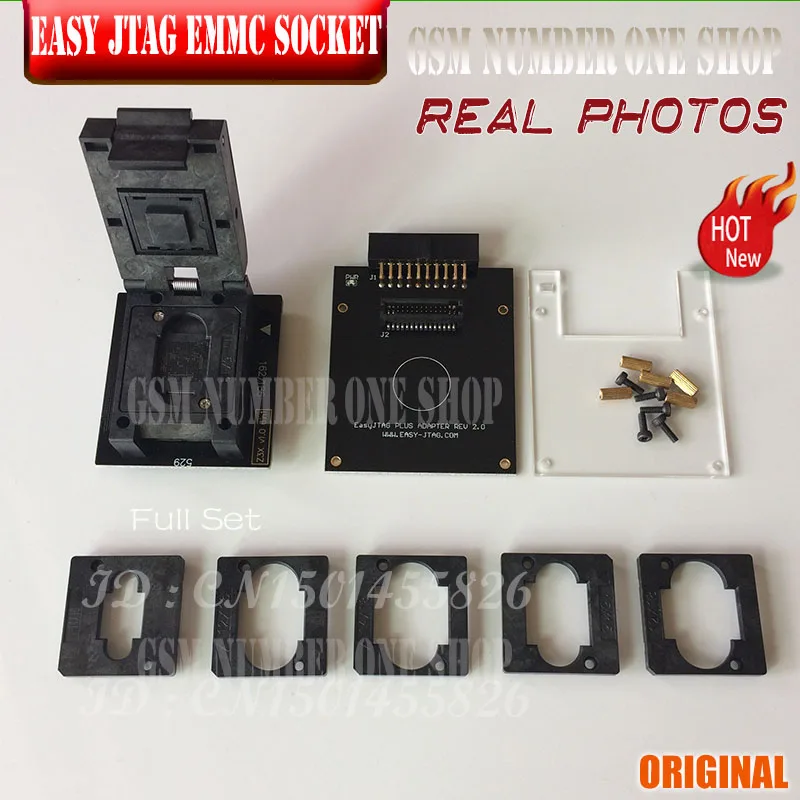 Блок Easy Jtag plus 2020 с EMMC разъемом для HTC/ Huawei/LG/ Motorola /Samsung /SONY/ZTE|Детали устройств связи|