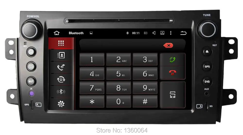 Perfect ROM 16G Quad Core 1024*600 Android 5.1.1 Car DVD GPS for SUZUKI SX4 2006 2007 2008 2009 2010 2011 2012 Radio Head Unit WIFI 4G 4