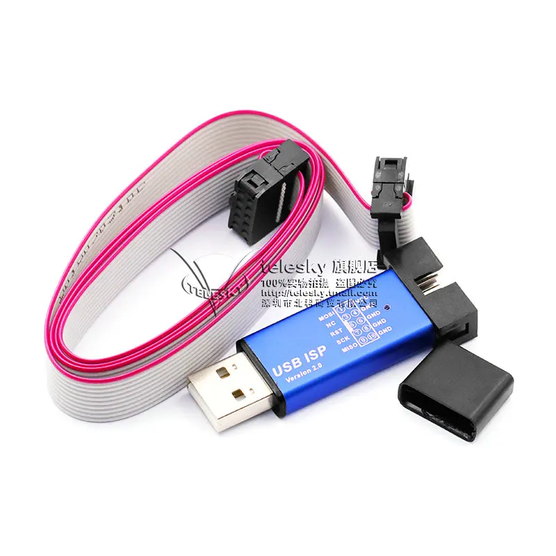 

51 MCU загрузка линии 51AVR USBasp downloader USB ISP программирующая горелка с оболочкой