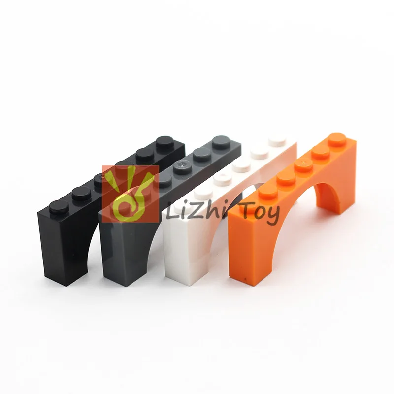 

MOC Bricks 15254 Brick Arch 1 X 6 X 2 DIY Enlighten Block Bricks Compatible with Assembles Particles
