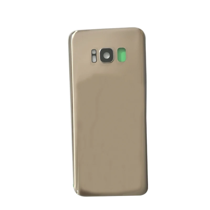 Оригинальное стекло для SAMSUNG Galaxy S8 G950F S8 Plus G955 задняя крышка батарейного отсека задняя крышка Корпус Замена чехол+ клейкая наклейка