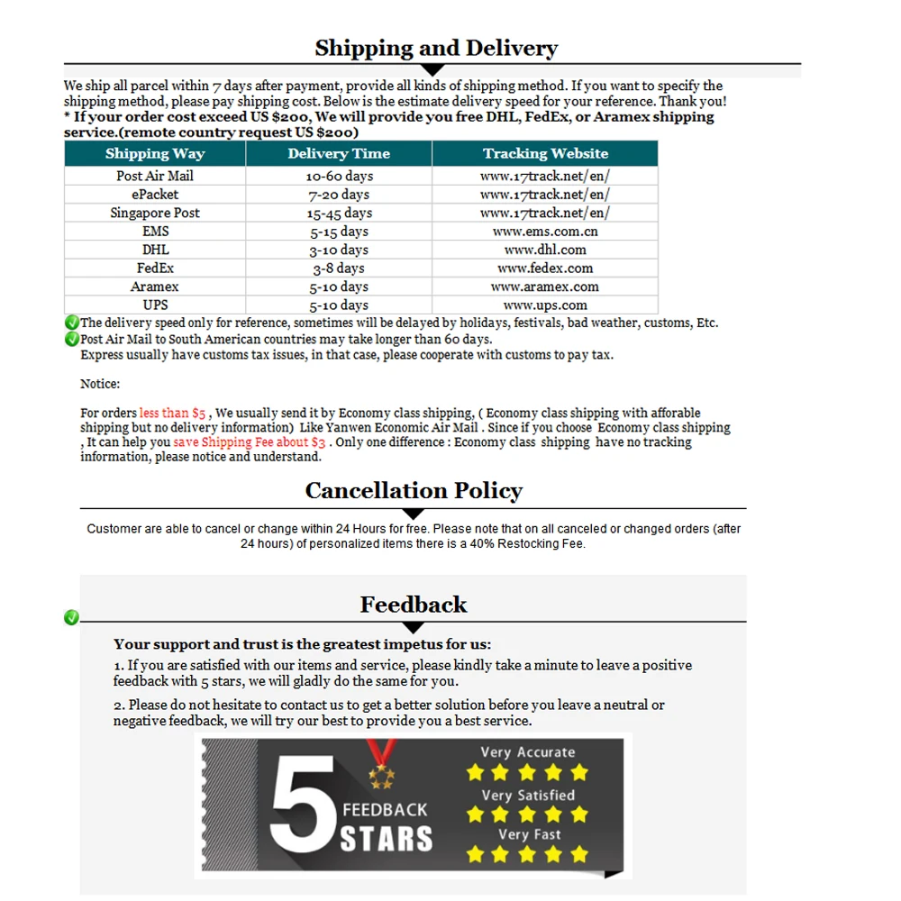 shipping  L11