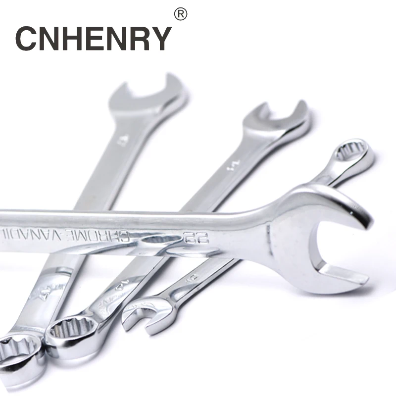 

8mm-22mm combination wrench chrome vanadium handle key wrench high professional quality spanner for Repairing wrench Tools