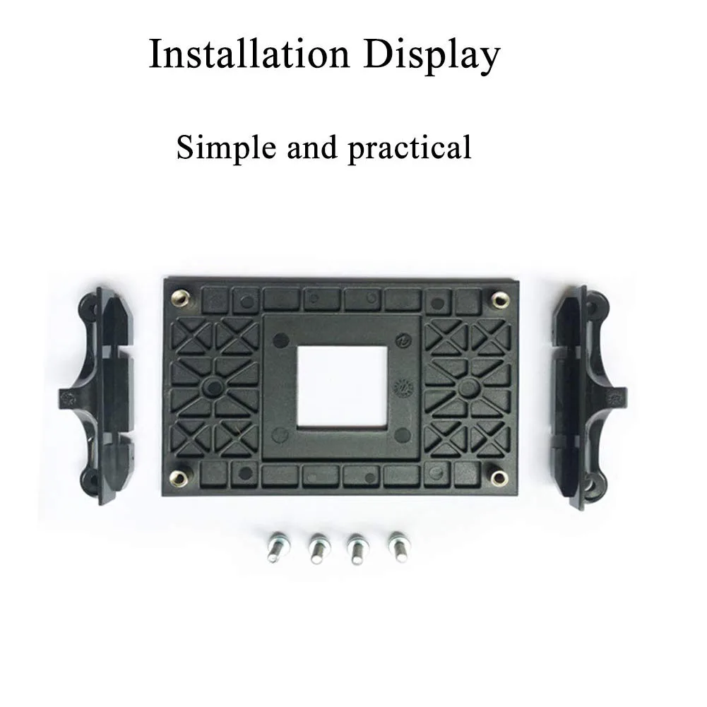 Stable Practical Easy Install CPU Fan Bracket Holder Radiator Mount Sturdy Replacement Professional Back Plate Support For AM4