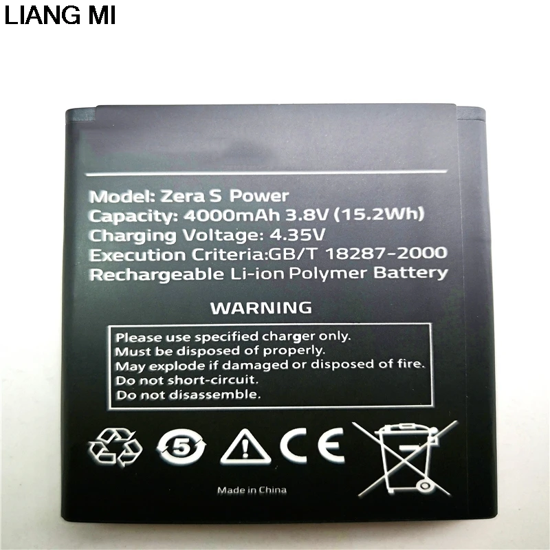 

New 4000mAh Replacement Battery for Highscreen Zera S Power Mobile Phone battery 3.8V with phone stander for gift