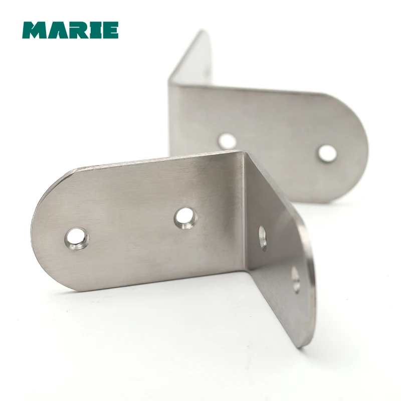 Stainless Steel Universal Connector Type L 90 Degree Angle Fastener Reinforcementbar Triangle Corner Bracket