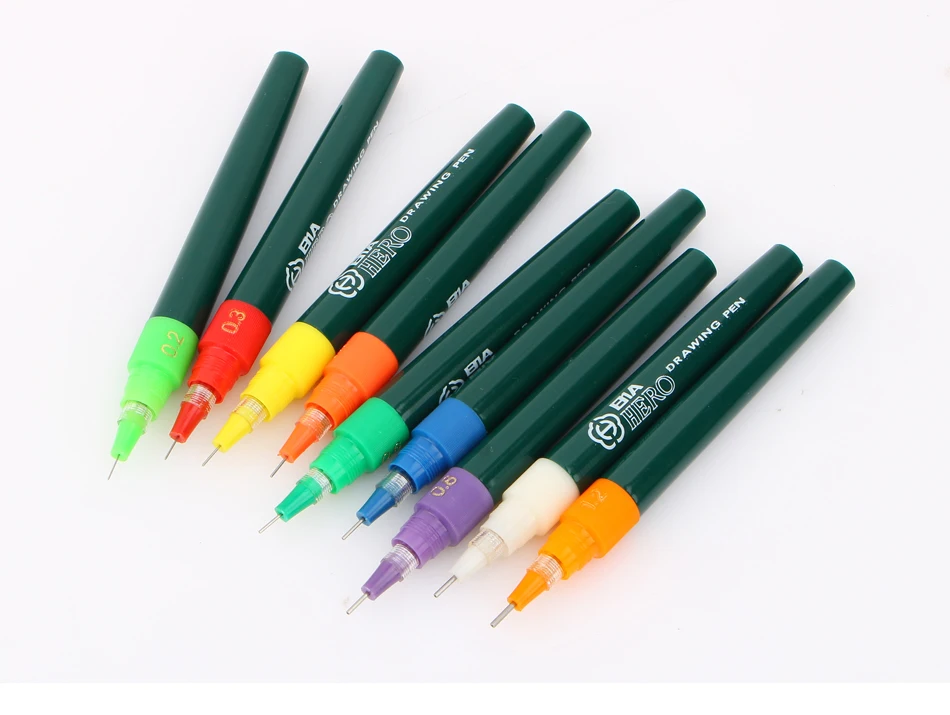 9 pçs agulha caneta técnica gancho linha