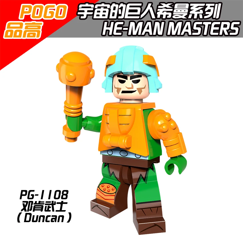 

Legoings HE-Man Mansters Stratos Whiplash Manaface Ske Letor Bricks Action Building Blocks Children Gift Diy Toys Legoing PG1108