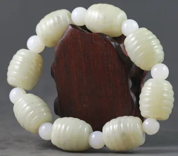 

Beautiful China jade Chinese natural jade Chain bracelet