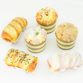 

050 Simulation cake fridge food cake sesame raisin bread mold window display wedding accessories