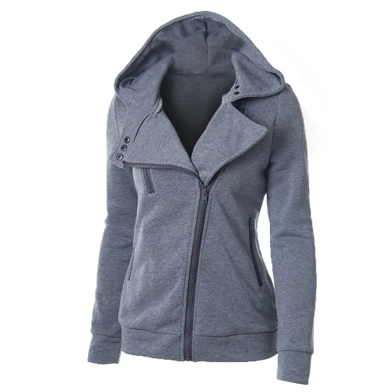 

Fashion Hoodies Sweatshirts Women Long Sleeve Hoodies Jackets Zipper Hoody Jumper Overcoat Outwear Harajuku Female Sweatshirts